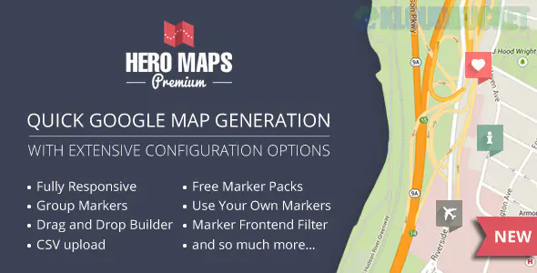 Hero Maps Premium - Responsive Google Maps Plugin 2.3.9