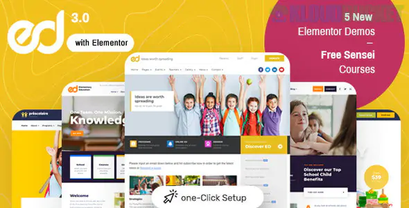 Ed School Theme : Education WordPress Theme 3.20.1