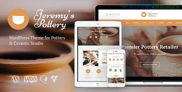 Pottery and Ceramics WordPress Theme 1.3