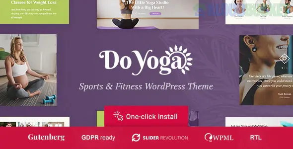 Do Yoga - Fitness Studio & Yoga Club WordPress Theme 1.2.1
