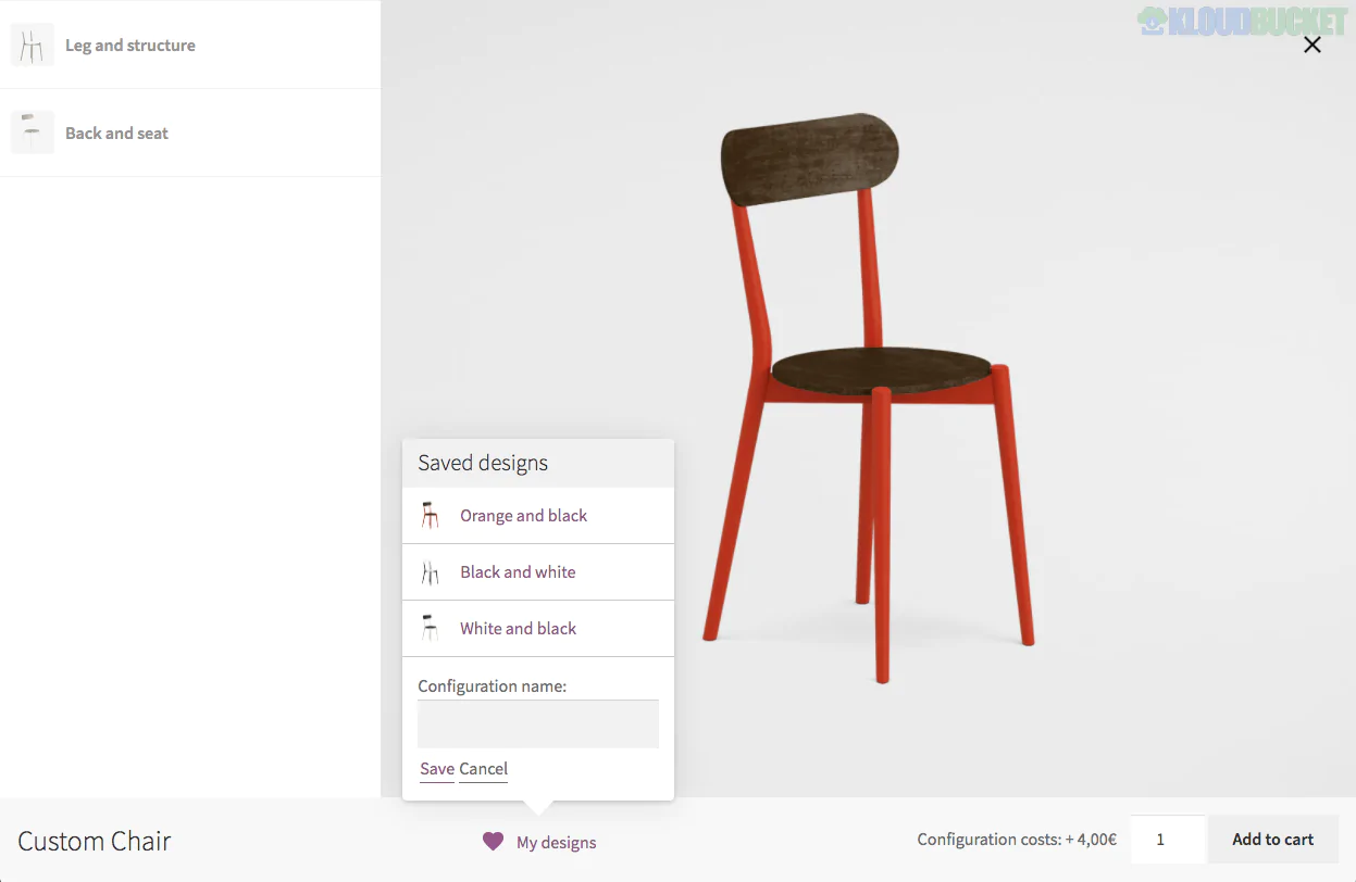 Product Configurator for WooCommerce addon - Save your design 2.0.2