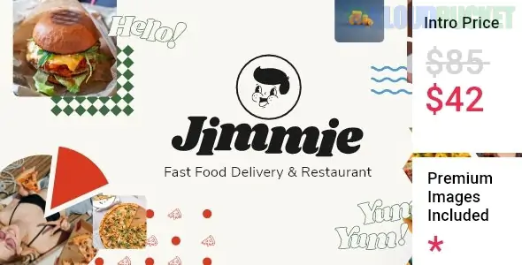 Jimmie - Fast Food Delivery and Restaurant Theme