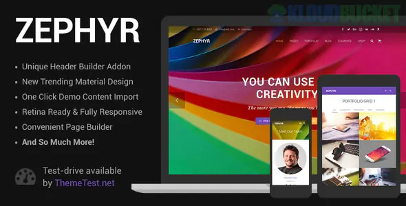 Zephyr Theme | Material Design Theme 8.34