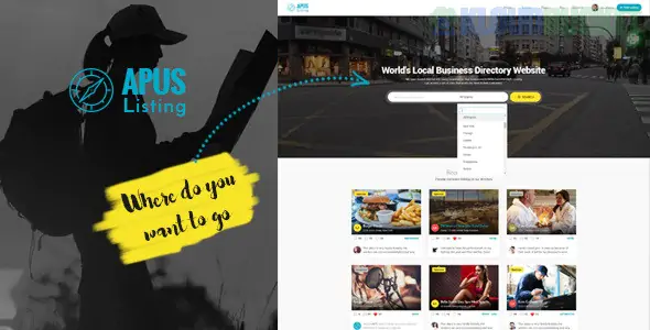 ApusListing - Directory & Listing WordPress Theme 1.2.46