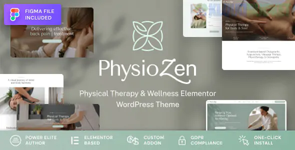 PhysioZen - Chiropractor & Physiotherapy Wellness WordPress Theme 1.1.0
