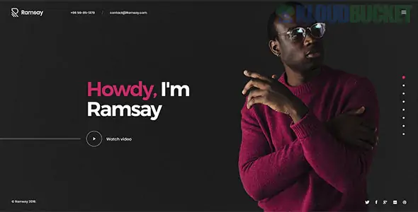Ramsay - Personal CV/Resume WordPress Theme 1.1.0