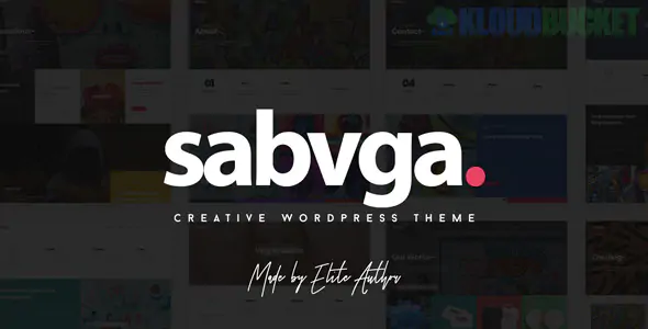 Sabvga - Modern & Creative Portfolio Theme 1.4