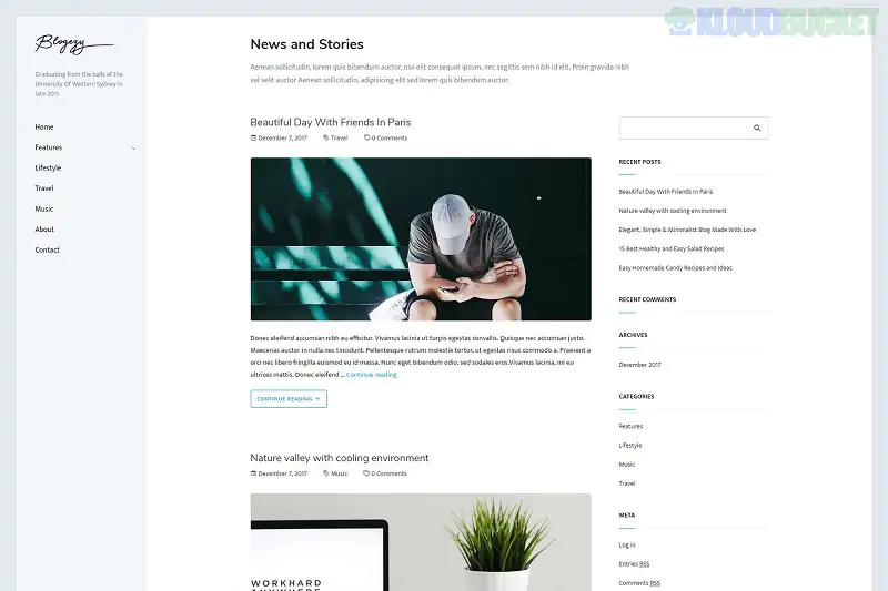Blogezy - WordPress Blog Theme CreativeMarket