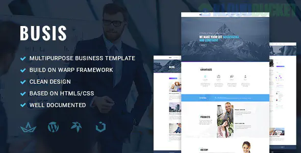 Busis — Clean Multipurpose Business & Corporate Responsive WordPress Theme