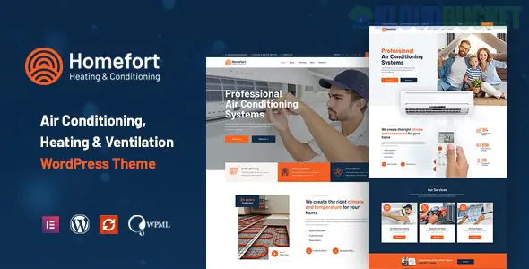 Homefort - Air Conditioning & Heating WordPress Theme + RTL 1.1.4