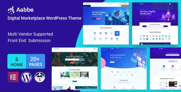 Aabbe - Digital Marketplace WordPress Theme 5.0.0