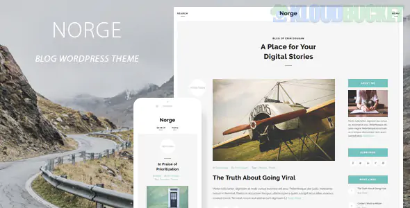 Norge | Responsive Blog WordPress Theme 2.0