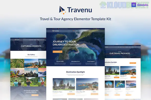 Travenu - Travel & Tour Agency Elementor Template Kit 1.1.1