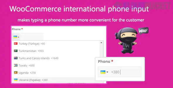 WooCommerce International Phone Input 2.1.5