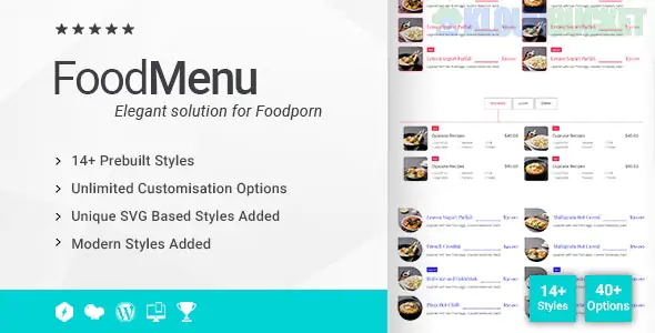 Ultimate Food Menu Addon for WPBakery Page Builder 1.1.0
