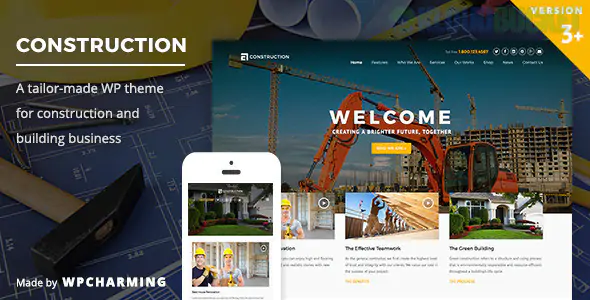 Construction WordPress Theme 3.0.4