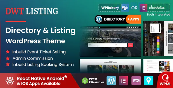 DWT | Directory & Listing WordPress Theme 3.3.4