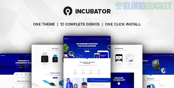 Incubator - WordPress Startup Business Theme 4 .0