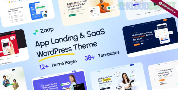 Zaap - SaaS & App WordPress Theme 1.0