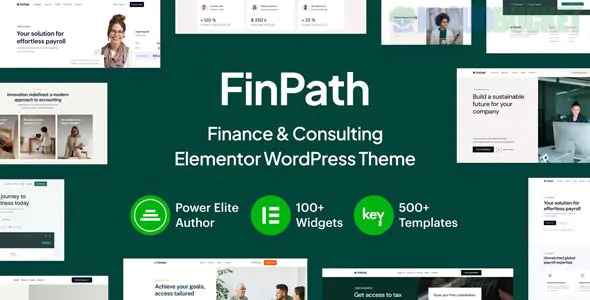 FinPath - Finance & Consulting Elementor WordPress Theme 1.2
