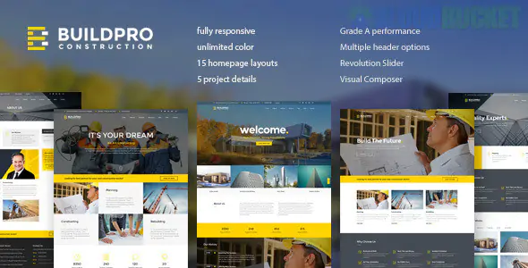 BuildPro - Business, Building & Construction WordPress Theme 1.1.5