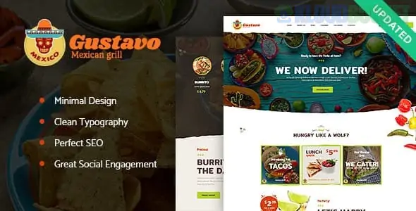 Gustavo | Mexican Grill, Bar & Restaurant WordPress Theme 1.2.2