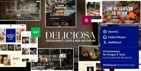 Deliciosa - Restaurant, Cafe & Bar WordPress Theme 1.5.0