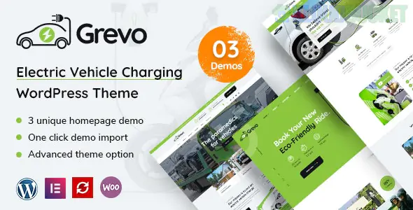 Grevo - Electric Vehicle Charging WordPress Theme 1.8