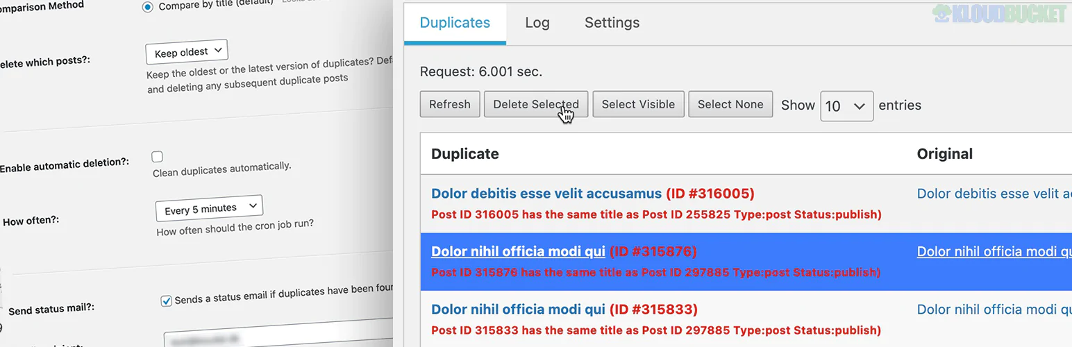 Delete Duplicate Posts Pro 5.0.1