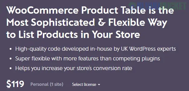 Barn2 Media WooCommerce Product Table 4.3.1