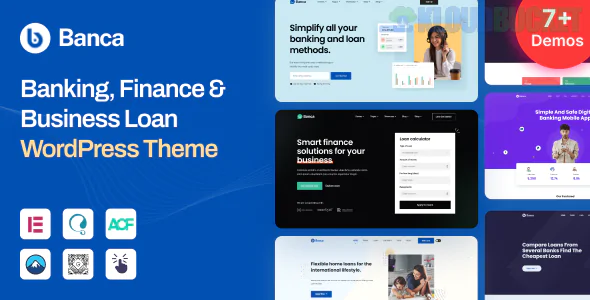 Banca Theme | Banking, Finance & Business Loan WordPress Theme 1.9.3