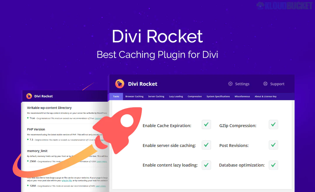 Divi Rocket - Caching Plugin Specifically Designed For The Divi 1.0.50