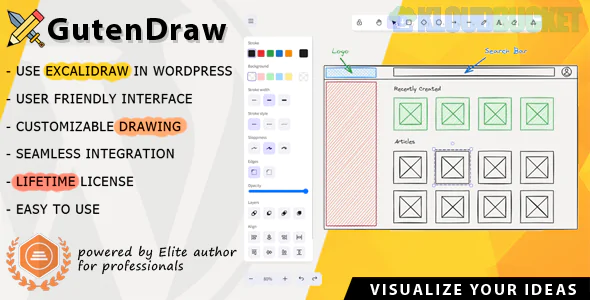 GutenDraw - Visualize Ideas with Excalidraw in WordPress 1.3.1