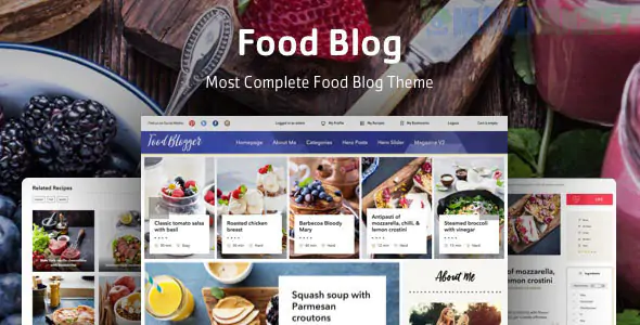 Food Blog - WordPress theme for personal food recipe blog 1.0.4