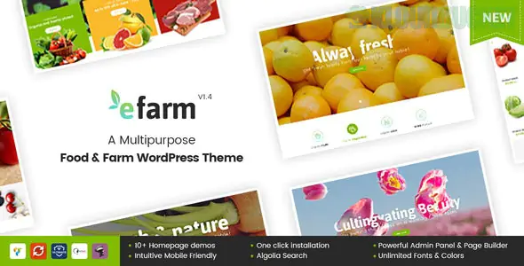 eFarm - A Multipurpose Food & Farm WordPress Theme 2.1.2