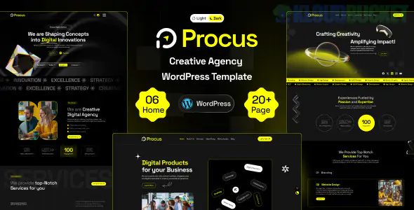 Procus - Modern Creative Digital Agency WordPress Theme 1.0.0