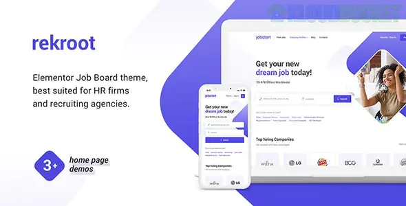 Rekroot - Recruitment Agency Elementor WordPress Theme 1.0.2