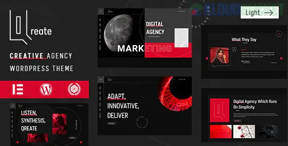 Qreate | Creative Agency WordPress Theme 1.6.2