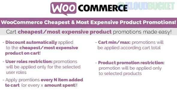 WooCommerce Cheapest & Most Expensive Product Promotions! 3.7
