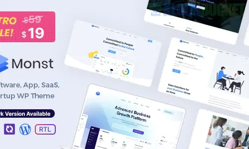 Monst - Saas Startup WordPress Theme 1.2.3