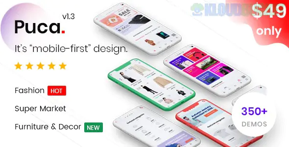 Puca | Best Optimized Mobile WooCommerce Theme 2.6.36