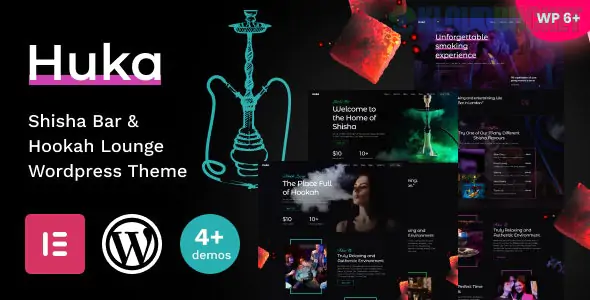 Huka - Shisha Bar & Hookah Lounge WordPress Theme 1.21
