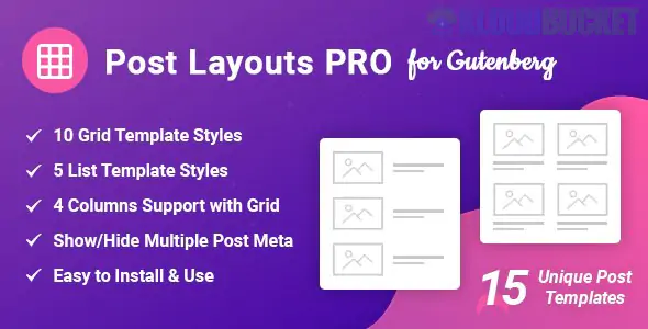 Post Layouts Pro for Gutenberg 1.0.4