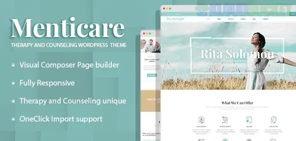Menticare - Therapy and Counseling WordPress Theme 1.5.1