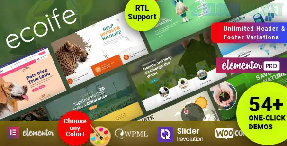 Ecoife - Environment Ecology WordPress Theme 2.4