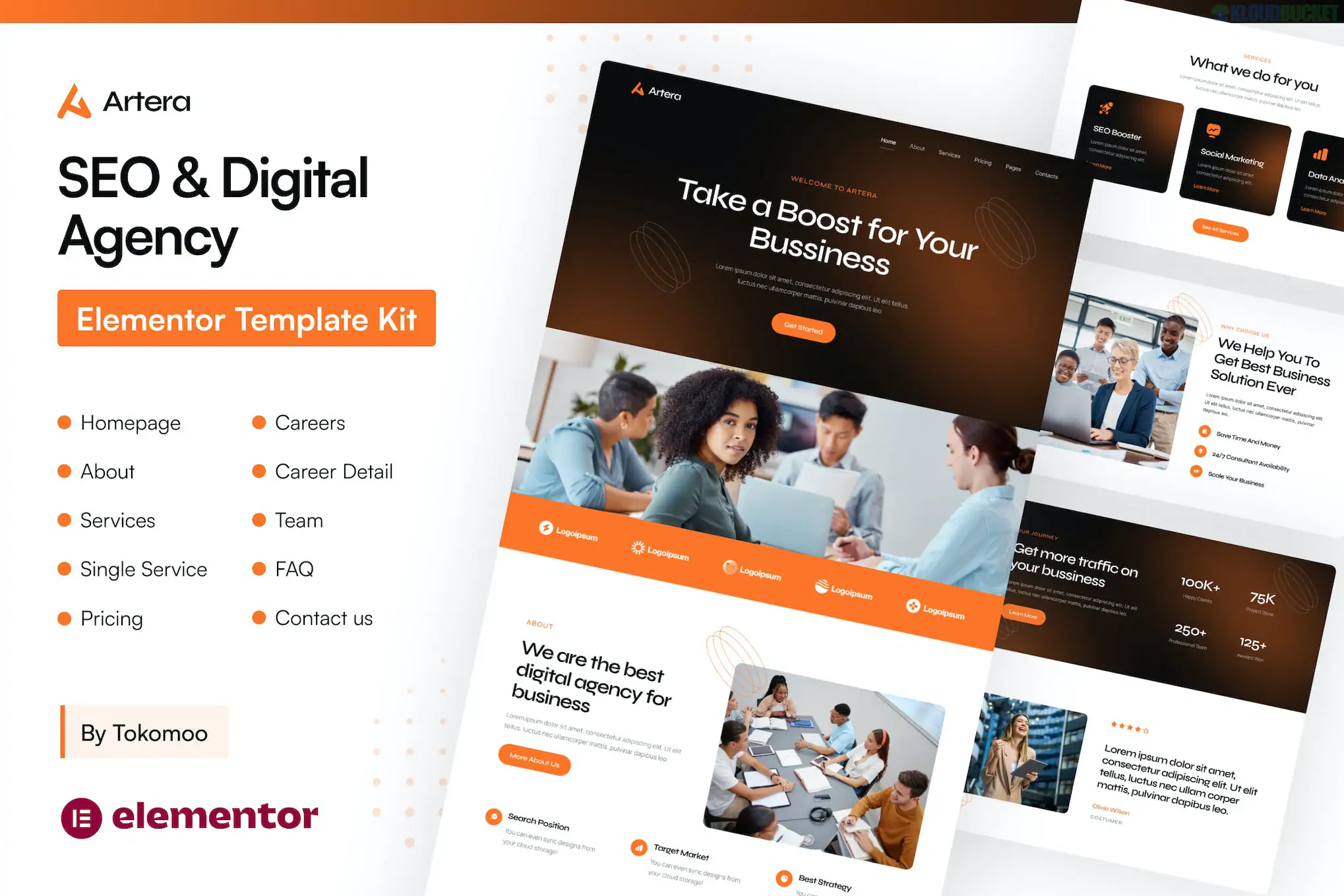 Efisiensi - Bus Charter and Rental Company Elementor Template Kit