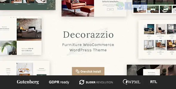 Decorazzio - Interior Design and Furniture Store WordPress Theme 1.1.0
