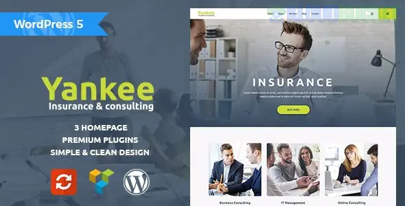 Yankee - Insurance & Consulting WordPress Theme 1.2