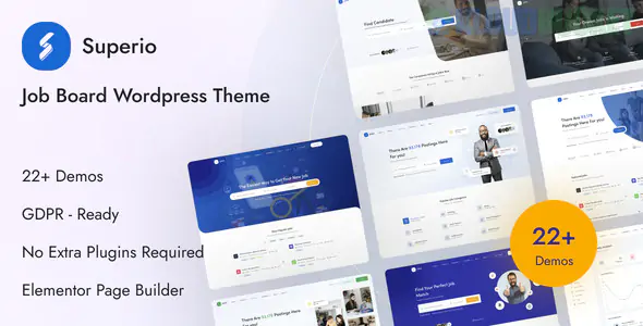 Superio | Job Board WordPress Theme 1.3.25