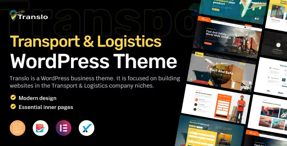 Translo - Logistics and Transportation WordPress Theme 1.1